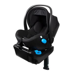 Clek Liing Infant Car Seat with Adjustable Load Leg, Compact, Lightweight Design, 7 Recline Positions, Easy-to-Use Rigid Latch, and Flame Retardant-Free (Railroad Ziip), EXP: 03/19/2034