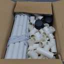 GEEWAY 71" Extra Large Stuffed Animal Storage, Heavy Duty PVC Plush Toys Holder and Collection, Hanging Zoo Cage Organizer with 4 Locking Wheels and Whiteboard for Playroom, Bedroom, Nursery (450L)