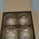 JoyJolt Sidney Stemless Coupe Glasses Set of 4 | 10oz Cocktail Glasses for Espresso Martini, Margarita, Manhattan, Champagne, Daiquiri, Cosmopolitan | Premium Crystal Made in Europe