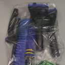 34" Extendable Ice Scrapers for Car Windshield 2-in-1 Snow Brush for Car Snow Scraper for Car Snow Scraper and Drush with Ergonomic Foam Grip for Cars, Trucks, SUVs with 360 Pivoting Brush Head Blue