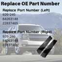 926-245 926-246 Door Molding Trim for GMC Yukon, for Cadillac Escalade