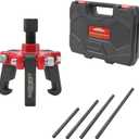 Harmonic Balancer Puller & Crankshaft Pulley Removal Tool Kit - 3 Jaw Puller Set Compatible with GM, Chevrolet, Cadillac, Chrysler, Ford, Dodge, Jeep, LS Engine, and More