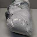 Amazon Basics Washable Donut Pet Bolster Faux Fur Bed with Removable Cover, Anti-Slip Bottom for Dog, Grey, 23" x 23"