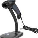 NETUM USB Barcode Scanner with Stand Wired Handheld Bar Code Reader 1D CCD Scanner Gun for Supermarket, Convenience Store, Warehouse -M3S