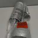 mDesign Plastic Modern Compact Toilet Plunger and Toilet Bowl Brush for Bathroom Storage Organization - Sturdy, Heavy Duty, Deep Cleaning Accessories - Hyde Collection - Set of 2 - Silver