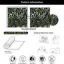 REDAMANCY Dark Black Vintage Botanical Plants Green Leaf Peel and Stick Wallpaper Stick on Contact Paper Vintage Wall Paper Easy Peel Off for nightstand Drawer Cabinet Renter