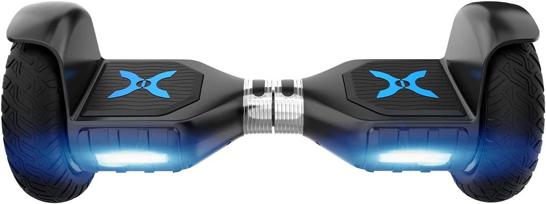 Hover-1 Ranger Pro Elecric Hoverboard | 9MPH Top Speed, 8 Mile Range, Bluetooth Speaker & Long Lasting Lithium-Ion Battery, 5 Hr Full Charge (Black)