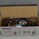 Ganiza Blender for Smoothies, 14Pcs Personal Blender for Shake and Smoothies for Kitchen with 3 Portable Cups (1x24oz & 2X17oz), Single Serve Smoothie Maker, Nutritious Recipe (Black Silver)