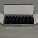 ICERO Baby Gate Wall Protector - Protect Walls & Doorways from Pet & Dog Gates - Pressure Mounted Gates Work on Stairs - Gates Wall Cups - 8 Pack - Black