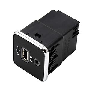 UOIENRT Compass USB AUX Charging Port Socket AUX/USB, Replacement for Jeep Cherokee 2017-2021 Dodge Mopar, 53224228 5XG28DX9AD 53223309 60927870 5XG28DX8AA 5XG28DX9AA 5XG28DX9AB 5XG28DX9AC