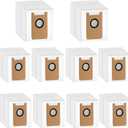 10 Pack Dust Bags Replacement for Loorow AT800 3-in-1 Robot Vacuum (Compare the size of the picture before placing an order) Incompatible: Giomre AT800