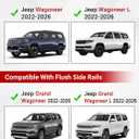Cross Bar for Jeep Wagoneer & Grand Wagoneer & Wagoneer L & Grand Wagoneer L 2022 2023 2024 Roof Rack Rail Accessories