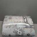 Boho Washable Area Rug 9x12, Spill-Proof Surface, Non-Slip Backin,Low Pile Faux Wool Large Printed Rugs for Living Room, Bedroom, Ding Room, Entryway and Home Decor (Cyan, 9x12)