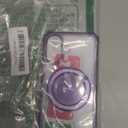 IYTRRYH for iPhone 17 Case Magnetic Compatible with MagSafe Wireless Charging,with 2 Tempered Glass Screen Protectors,for 17 Phone Case with Kickstand Ring,Military Grade Protection Shockproof, Purple