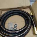 Giraffe Tools Garden Hose 10ft x 5/8'', Short Water Hose Heavy Duty, Lightweight, Flexible Hybrid Hose, Male to Female Fittings