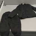 SOBOWO Winter Clothes for Baby Boy Girl Fleece Zip up Hoodie Jacket Coat Ear Warm Sweatshirt Pants Outwear Toddler Outfits (6-9 Months, Black)