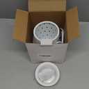 Wax Melt Warmer with Timer White Ceramic Electric Christmas Dimmable Oil Melter Cute Small Light Aromatherapy Fragrance for Decorative Melting Burner Melts Scented Candle Cube Tart Scent Warm (dot)