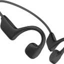 Bone Conduction Headphones Bluetooth, Wireless Headset Waterproof Open Ear Bone Conducting Headphones Wireless Bluetooth 5.2 Sports Earbuds Bone Induction Headphones with Mic for iPhone Android