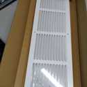 Fancat 24x6 Duct Opening | Steel Return Air Grille | Vent Cover Grill for Sidewall and Ceiling | HVAC Cold Air Intake Grille | White | Outer Dimensions: 25.75"W X 7.75", 24''Wx6''H [Duct Opening]