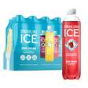 Sparkling Ice Blue Variety Pack, Zero Sugar Sparkling Water, with Vitamins and Antioxidants, 17 fl oz, 12 count (Classic Lemonade, Strawberry Watermelon, Grape Raspberry, Lemon Lime) (EXP 12/10/25)