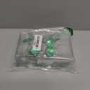12 Pcs Bling Rhinestones Shower Curtain Hooks Bathroom Rolling Hooks (Green)