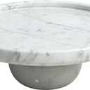 Preciousness Marble Decorative Tray for Home Decor,Living Room Decor,Coffee Table Decor,Decorative Tray for Living Room Decor, Kitchen Table Decor or Serving Tray (7", Carrara-white 19)