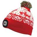 VZVXDW Unisex Beanie with The LED Light, Valentines Day Gifts for Him Women Mather Father USB Rechargeable Headlamp Caps (Elk)