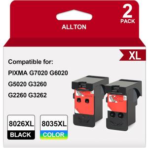 BH-20 CH-20 Printhead Replacement for Canon PIXMA G7020 G6020 G5020 G3260 G2260 G3262 G1230 G1220 MegaTank All-in-one Printer Head Ink Cartridge 8026 8035 Combo Pack