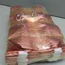 30 Pcs Thank You Gift Bags with Handles Bulk Reusable Thank You Return Gift Bags Nonwoven Foldable Bag for Business, Shopping, Wedding, Baby Shower, Graduations, Party Favors (Rose Gold-2, Nonwoven-8"L x 4" W x 10"H)