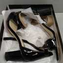 NINE WEST womens Wnpruce (9.5, Black Patent)