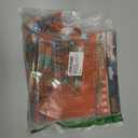 HORUSDY 32-Piece 2" inch Small Spring Clamp, Spring Metal Spring Clamps, 3/4"-inch Jaw opening (Orange)