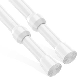 2 Pack Window Security Bar Adjustable Sliding Lock Security Stick for Rubber Tips, Adjustable Sliding Glass Door Lock Bars 23.6''-43.3'' Window Safety Lock Bar (23" to 43"-2Pcs)
