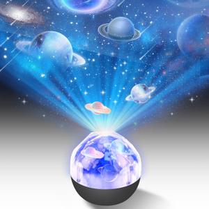TOURACE Solar System Projector - Star Night Light, Planet Toys, Space Lamp, Kids Bedroom, Planets Toy, Boys Gift, Christmas