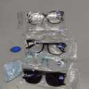 CCVOO 5 Pack Reading Glasses Blue Light Blocking, Filter UV Ray/Glare Computer reader sunglasses Fashion Nerd Eyeglasses Women/Men (C1 Sunglasses,3.75)