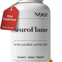 6 x NOOT Neuro Flame - Ginkgo Biloba Supplement with Curcumin, Brain Supplements for Memory and Focus Biohacking, Nootropics, Adaptogens, Phytogens, Natural Focus Supplement, 60 Capsules