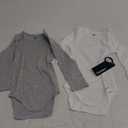 Gerber Unisex Baby Long Sleeve Solid Onesies Multi-pack Interlock 180 Gsm
 24M