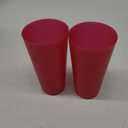 KX-WARE 32-ounce Plastic Tumblers Large Drinking Glasses, set of 2, Red