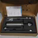 Ofargo Stainless Steel Meat Injector Syringe Kit with 4 Marinade Needles for BBQ Grill Smoker, Valentines Day Gifts for Men Dad Husband Him, 2-oz Large Capacity, Both Paper User Manual and E-Book Recipe