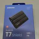 SAMSUNG T7 Shield 1TB, up to 1050MB/s, USB 3.2 Gen2, Rugged, IP65 Rated, for Photographers, Content Creators and Gaming, Portable External Solid State Drive (MU-PE1T0S/AM, 2022), Black