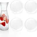 Replacement Lid Only Compatible with NETANY 1 Liter 35oz Round Glass-Carafe with a inner diameter of 2.7'', Only lid (4 Pack)