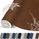 Canvas Repair Patch, 17X79 Inch Strong Sticky Fabric Repair Tape, Self-Adhesive Fabric Patch for Sofas, Tote Bags, Clothing, Car Seats, Furniture (Brown, 17X79 Inch)