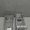 2 Packs Humane Rat Trap Outdoor, Wanqueen Humane Mouse Traps Indoor for Home, Small Rodent Chipmunk Trap and Other Live Animal Cage Catch and Release