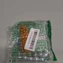 2300PCS No Hole Pearl Beads for Vases Filler, Floating Pearls for Centerpieces Vases, Faux Pearl Beads for Crafts Wedding Party Decor Jewelry Making (4/6/8/10/14/20mm) White Orange Light Blue