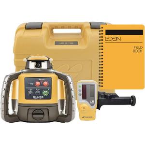 Topcon RL-H5A Self Leveling Horizontal Rotary Laser with Bonus EDEN Field Book, IP66 Rating Drop, Dust, Water Resistant, 800m Construction Laser, Includes LS-80L Receiver, Detector Holder, Soft Case Topcon RL-H5A Self Leveling Horizontal Rotary Laser with Bonus EDEN Field Book, IP66 Rating Drop, Dust, Water Resistant, 800m Construction Laser, Includes LS-80L Receiver, Detector Holder, Soft Case