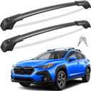 Tuyoung 330lbs All Aluminum Roof Rack Cross Bars Compatible with Subaru Crosstrek 2024 2025 2026 (Not for Wilderness) with Side Rails, Lockable Heavy Duty Roof Crossbars Rooftop Luggage Racks Carrier