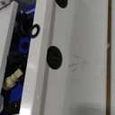 Hathaway Highlander 55-in Outdoor Foosball Table Adult Size - White Soccer Table Game Set with Waterproof Surface, Anti-Rust Rods, Ergonomic Handles, Nylon Cover, 2 Scorers, and 2 ABS Foosball Balls