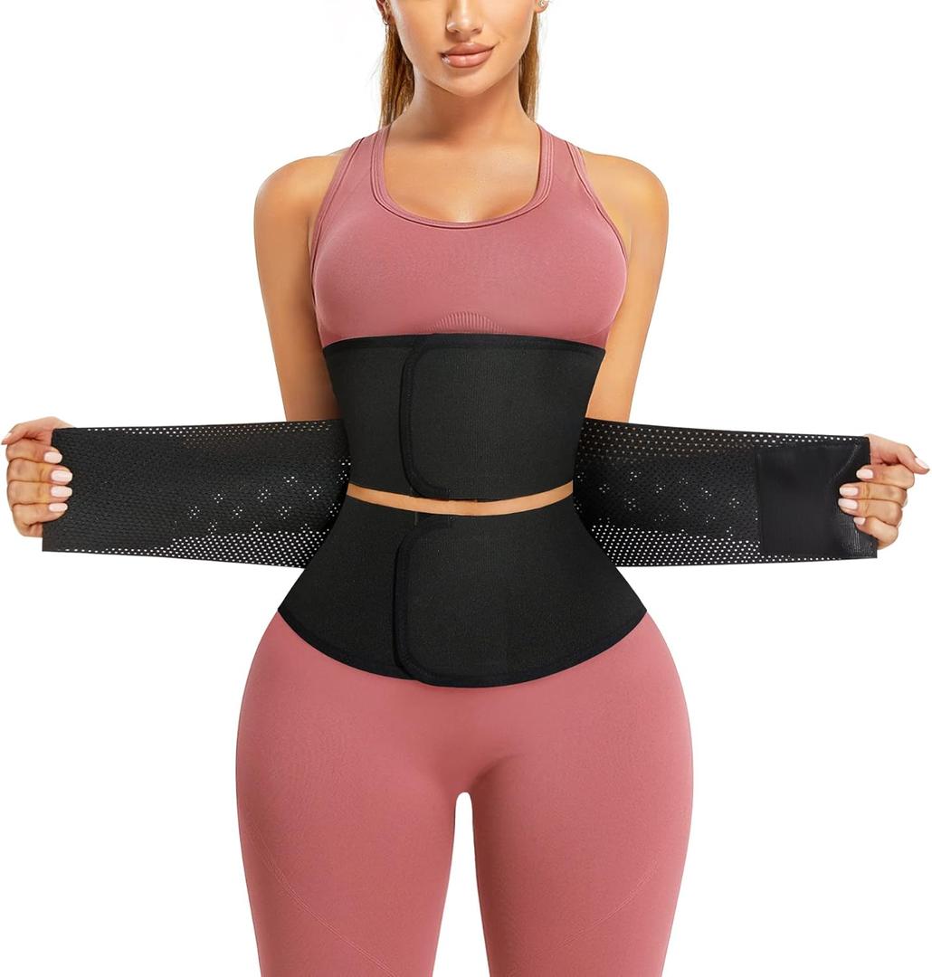 AOSBOEI Waist Trainer for Women Workout Waist Cincher Trimmer Underbust Corset Tummy Control Hourglass Body Shapewear