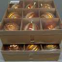 Pack of 2 Dohance Christmas Ornaments Set 9ct Christmas Tree Decoration Ornament Balls Decor Baubles for Xmas Trees Decor Holiday Party Wedding Decoration