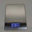 Taylor 11lb Stainless Steel Digital Kitchen Scale, Ultra-Thin, Silver