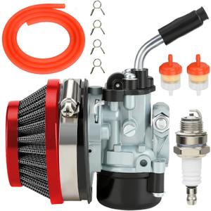 YOXUFA 2 Stroke Carburetor for 49cc 50cc 66cc 80cc 100cc Motorized Moto Bike Bicycle Gas Motor Scooter Moped Parts